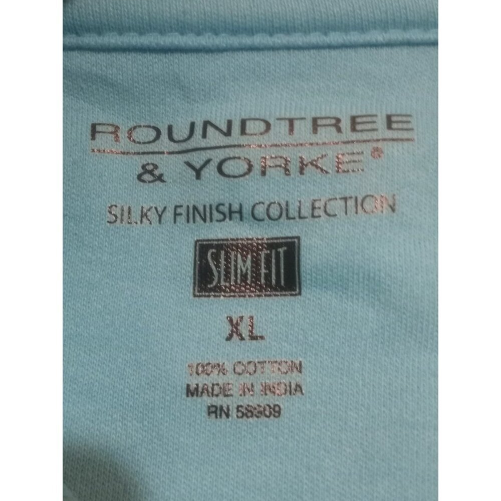 Roundtree & Yorke Silky Finish Collection Size XL Polo Shirt Short Sleeve NWT - Picture 7 of 9